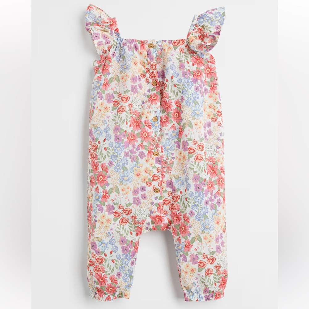 H&M Cotton Jumpsuit 12 Mo.